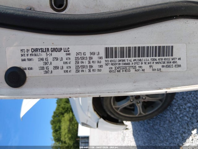 Dodge Journey Crossroad 2014 3C4PDCGG5ET277535 Image 9