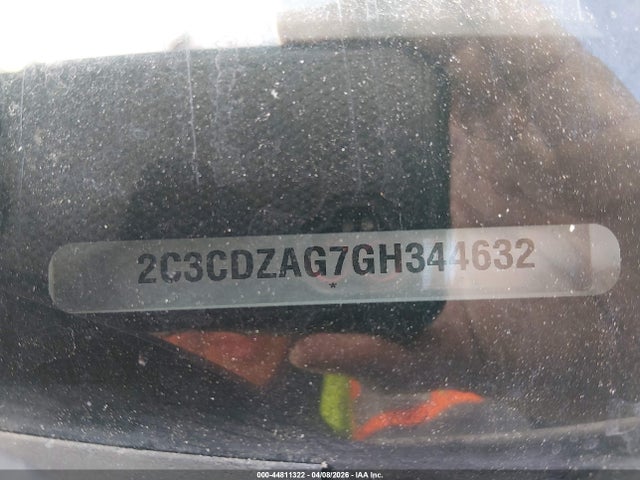 44811322 :رقم المزاد ، 2C3CDZAG7GH344632 vin ، 2016 Dodge Challenger Sxt مزاد بيع