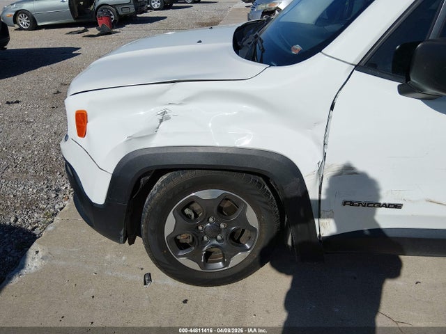 Aukcja sprzedaży 2017 Jeep Renegade Sport Fwd, vin: ZACCJAAB0HPF38106, numer aukcji: 44811416