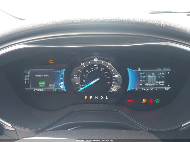 Продажа на аукционе авто 2019 Ford Fusion Hybrid Se, vin: 3FA6P0LU5KR201597, номер лота: 44811429