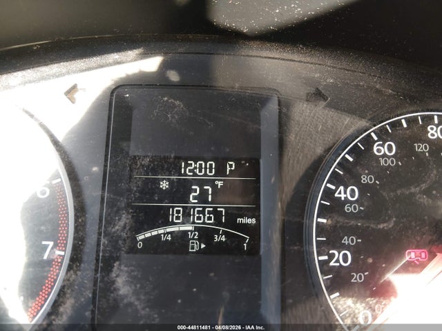 2012 Volkswagen Jetta 2.0l S მანქანა იყიდება აუქციონზე, vin: 3VW2K7AJ7CM405225, აუქციონის ნომერი: 44811481