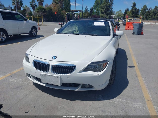 2006 Bmw 650i მანქანა იყიდება აუქციონზე, vin: WBAEK13416CN78861, აუქციონის ნომერი: 44811508