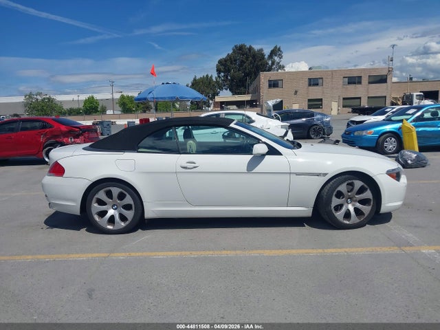 2006 Bmw 650i მანქანა იყიდება აუქციონზე, vin: WBAEK13416CN78861, აუქციონის ნომერი: 44811508