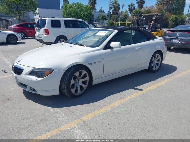 2006 Bmw 650i მანქანა იყიდება აუქციონზე, vin: WBAEK13416CN78861, აუქციონის ნომერი: 44811508