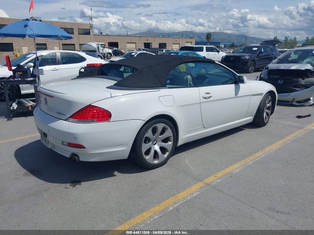 2006 Bmw 650i მანქანა იყიდება აუქციონზე, vin: WBAEK13416CN78861, აუქციონის ნომერი: 44811508