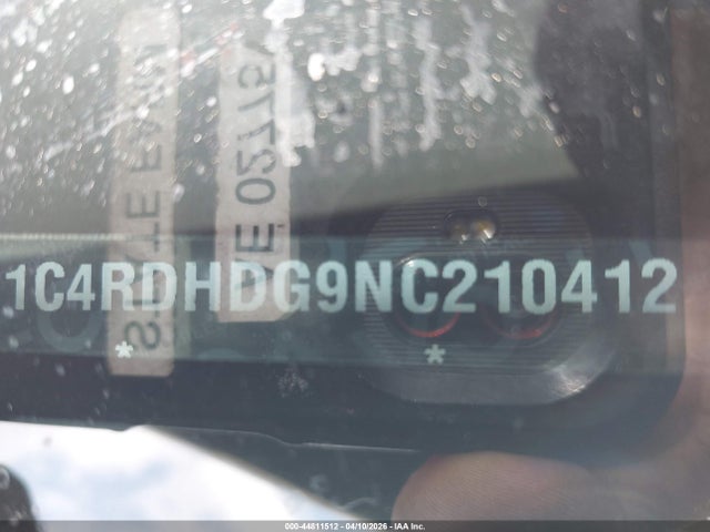 Продажа на аукционе авто 2022 Dodge Durango Gt Plus Rwd, vin: 1C4RDHDG9NC210412, номер лота: 44811512