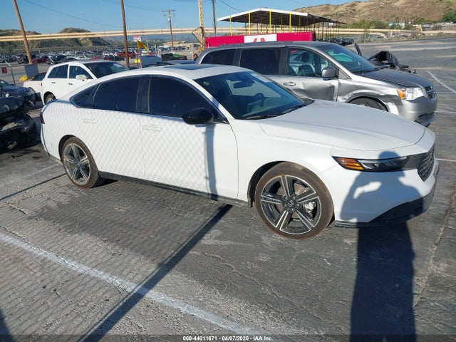 2025 Honda Accord Hybrid Sport მანქანა იყიდება აუქციონზე, vin: 1HGCY2F52SA075625, აუქციონის ნომერი: 44811671