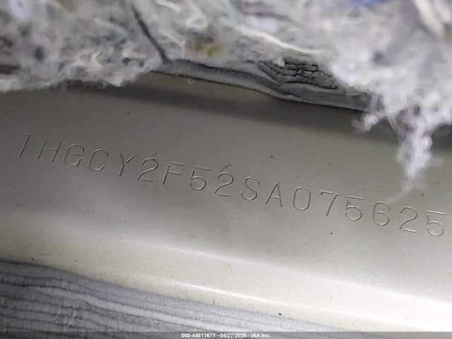 2025 Honda Accord Hybrid Sport მანქანა იყიდება აუქციონზე, vin: 1HGCY2F52SA075625, აუქციონის ნომერი: 44811671