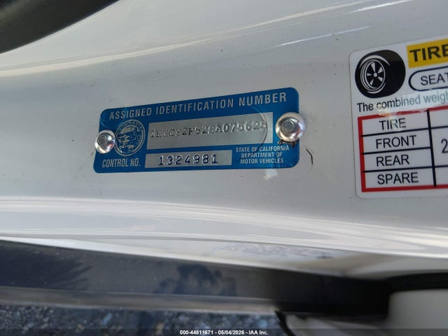 2025 Honda Accord Hybrid Sport მანქანა იყიდება აუქციონზე, vin: 1HGCY2F52SA075625, აუქციონის ნომერი: 44811671