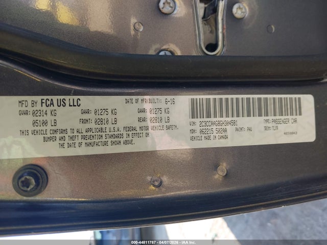 2016 CHRYSLER 300 2C3CCAAG8GH304581 Photo 8