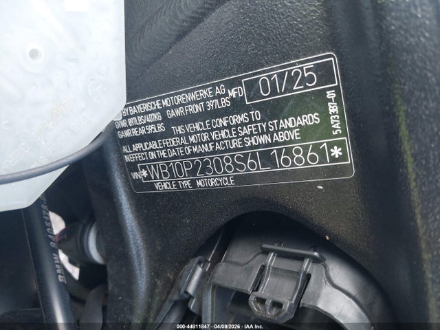 Aukcja sprzedaży 2025 Bmw S 1000 Rr, vin: WB10P2308S6L16861, numer aukcji: 44811847