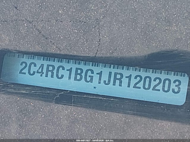 Aukcja sprzedaży 2018 Chrysler Pacifica Touring L, vin: 2C4RC1BG1JR120203, numer aukcji: 44811927