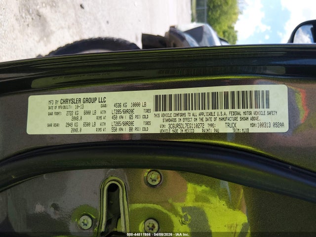 Aukcja sprzedaży 2014 Ram 2500 Big Horn, vin: 3C6UR5DL7EG110272, numer aukcji: 44811986