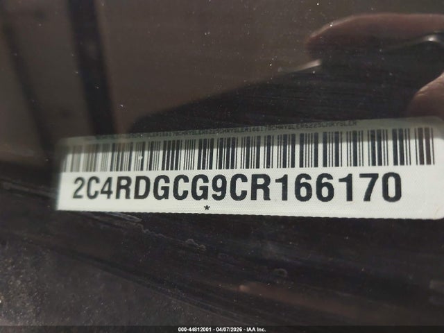 Продажа на аукционе авто 2012 Dodge Grand Caravan Sxt, vin: 2C4RDGCG9CR166170, номер лота: 44812001
