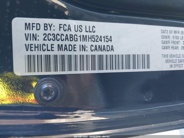 2C3CCABG1MH524154 Chrysler 300 300s