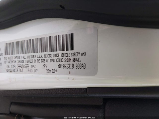 44812199 :رقم المزاد ، 1C4PJLDB6FW505670 vin ، 2015 Jeep Cherokee Limited مزاد بيع