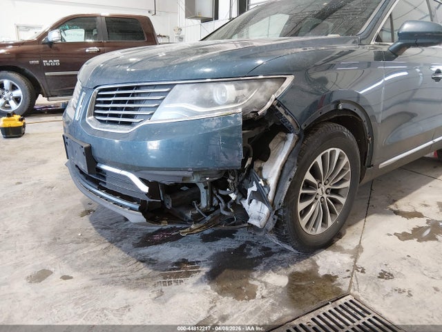 44812217 :رقم المزاد ، 2LMTJ8KR9GBL23167 vin ، 2016 Lincoln Mkx Select مزاد بيع