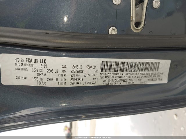 Продажа на аукционе авто 2019 Jeep Cherokee Limited 4x4, vin: 1C4PJMDX1KD476859, номер лота: 44812251