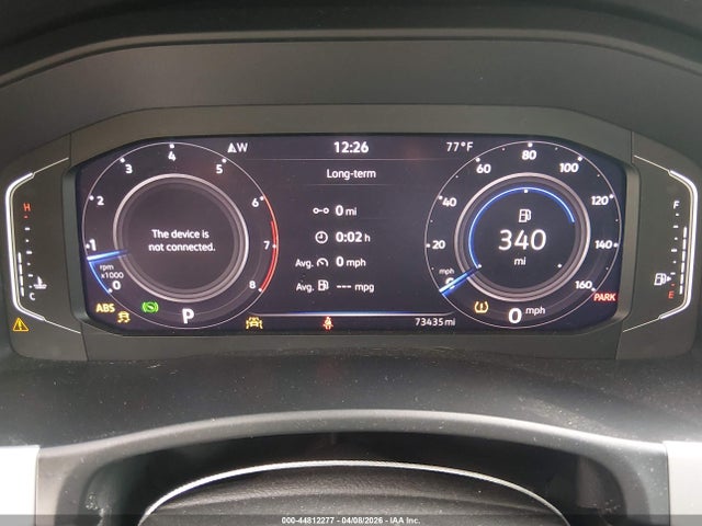 44812277 :رقم المزاد ، 1V2JP2CA2NC555178 vin ، 2022 Volkswagen Atlas 2.0t Se W/technology مزاد بيع