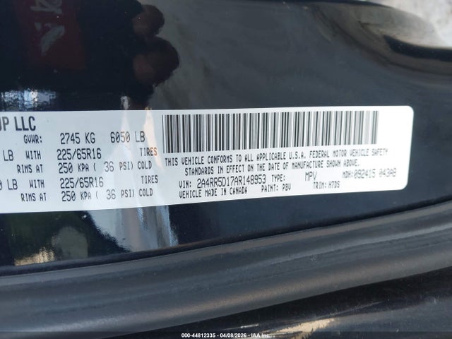 44812335 :رقم المزاد ، 2A4RR5D17AR148953 vin ، 2010 Chrysler Town & Country Touring مزاد بيع