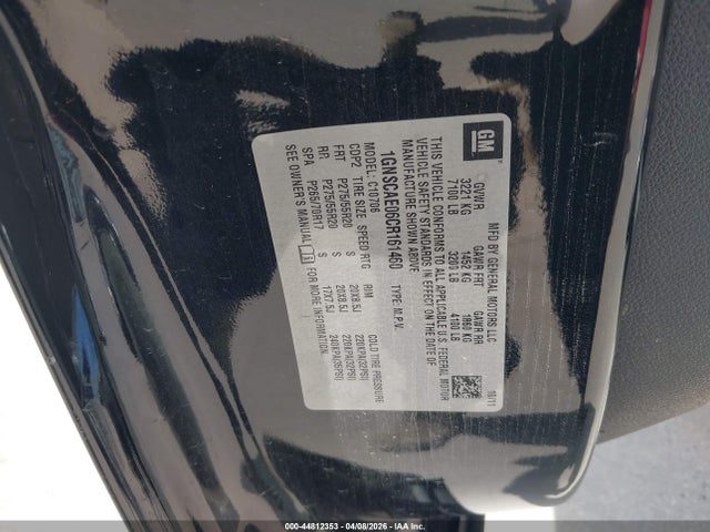 Продаж на аукціоні авто 2012 Chevrolet Tahoe Ls, vin: 1GNSCAE06CR161460, номер лоту: 44812353