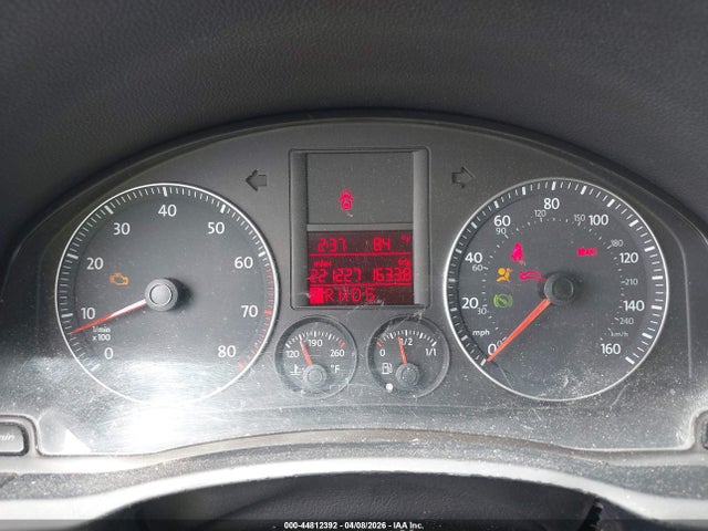 Продажа на аукционе авто 2008 Volkswagen Jetta Se/sel, vin: 3VWRZ71K18M190628, номер лота: 44812392