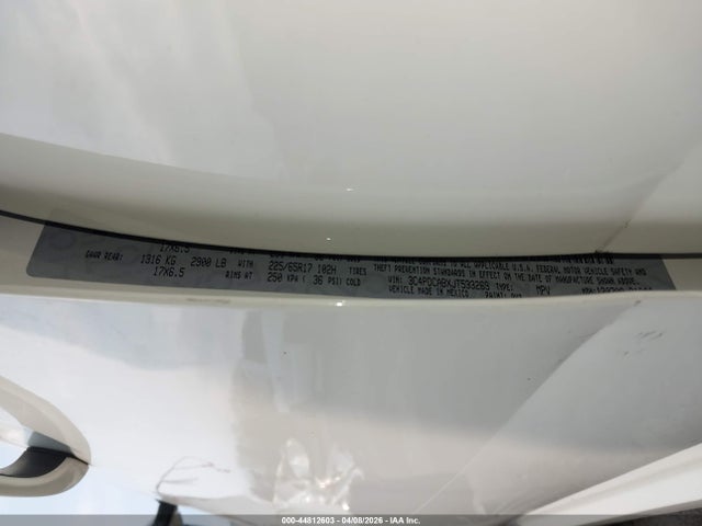 44812603 :رقم المزاد ، 3C4PDCABXJT533269 vin ، 2018 Dodge Journey Se مزاد بيع