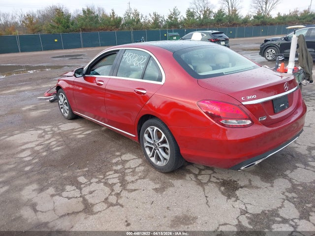 44812622 :رقم المزاد ، 55SWF4KB2HU218998 vin ، 2017 Mercedes-benz C 300 4matic مزاد بيع
