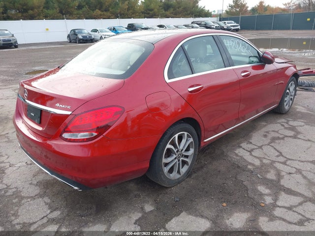 44812622 :رقم المزاد ، 55SWF4KB2HU218998 vin ، 2017 Mercedes-benz C 300 4matic مزاد بيع