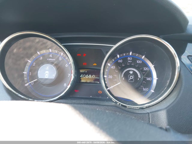 2012 Hyundai Sonata Limited მანქანა იყიდება აუქციონზე, vin: 5NPEC4AC0CH491898, აუქციონის ნომერი: 44812679