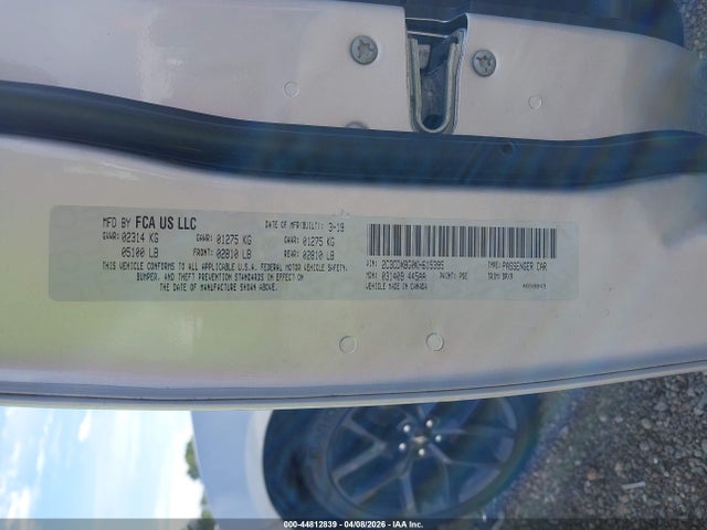 Aukcja sprzedaży 2019 Dodge Charger Sxt Rwd, vin: 2C3CDXBG0KH615395, numer aukcji: 44812839