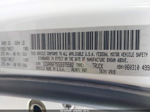 2016 RAM 1500 1C6RR6FM2GS375582 Photo 8