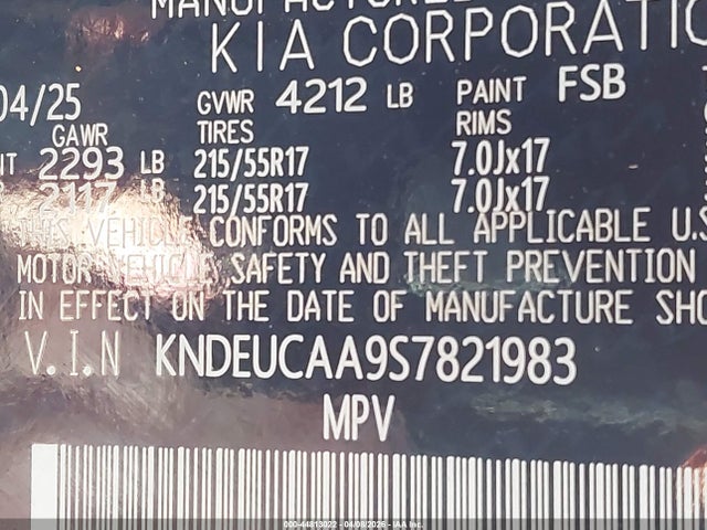 Aukcja sprzedaży 2025 Kia Seltos S, vin: KNDEUCAA9S7821983, numer aukcji: 44813022