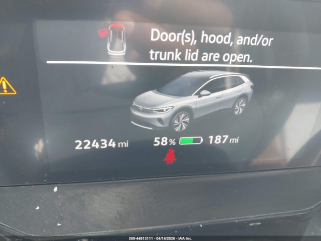 2024 Volkswagen Id.4 Awd Pro მანქანა იყიდება აუქციონზე, vin: 1V2DSPE82RC002376, აუქციონის ნომერი: 44813111