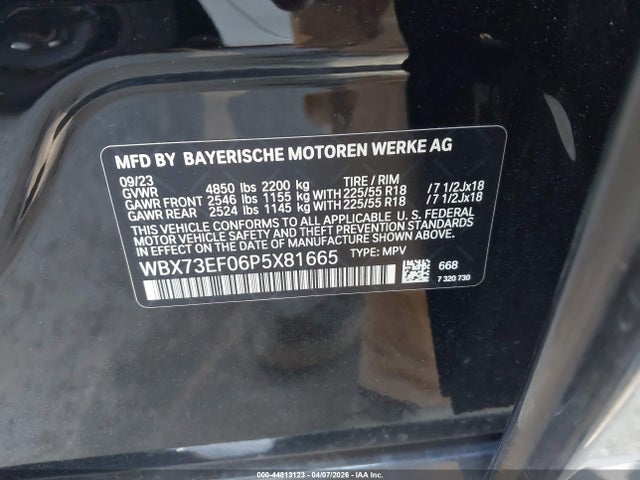 WBX73EF06P5X81665 BMW X1 Xdrive28i