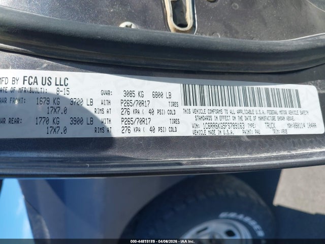 2015 RAM 1500 1C6RR6KG5FS789163 Photo 8