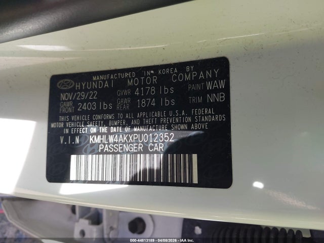 KMHLW4AKXPU012352 Hyundai ELANTRA N