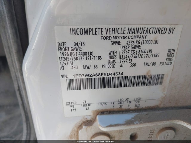 2015 FORD F-250 1FD7W2A68FED44534 Photo 8