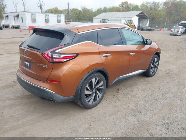 44813360 :رقم المزاد ، 5N1AZ2MH7GN101311 vin ، 2016 Nissan Murano Platinum مزاد بيع