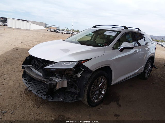 44813517 :رقم المزاد ، JTJJGKFA2N2024031 vin ، 2022 Lexus Rx 450hl Luxury مزاد بيع