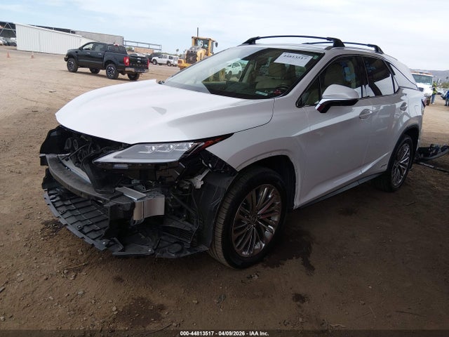 44813517 :رقم المزاد ، JTJJGKFA2N2024031 vin ، 2022 Lexus Rx 450hl Luxury مزاد بيع