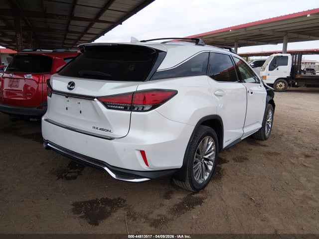 44813517 :رقم المزاد ، JTJJGKFA2N2024031 vin ، 2022 Lexus Rx 450hl Luxury مزاد بيع