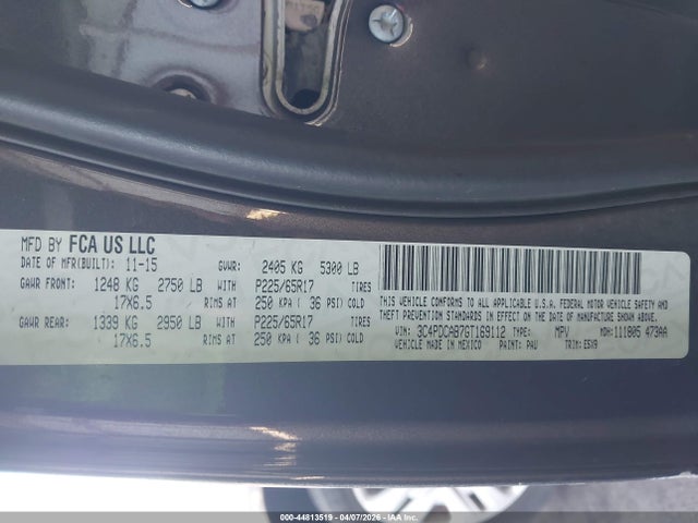 2016 DODGE JOURNEY 3C4PDCAB7GT169112 Photo 8