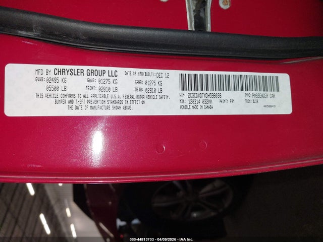 Продажа на аукционе авто 2013 Dodge Charger R/t Plus, vin: 2C3CDXDTXDH598036, номер лота: 44813703