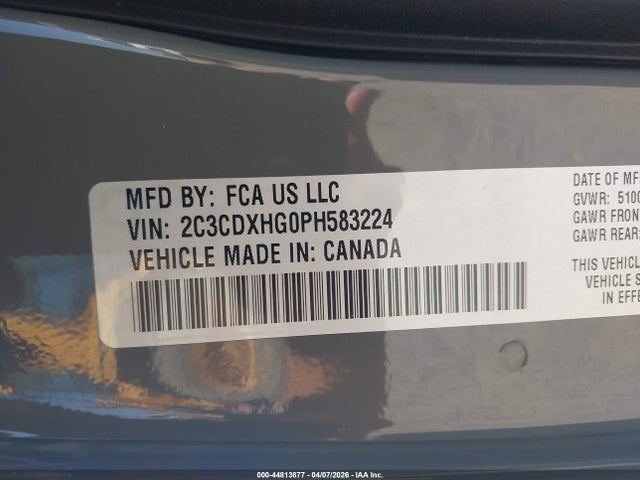 Dodge CHARGER GT 2023 2C3CDXHG0PH583224 Image 9