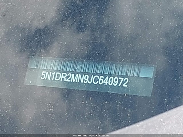 5N1DR2MN9JC640972 Nissan Pathfinder S
