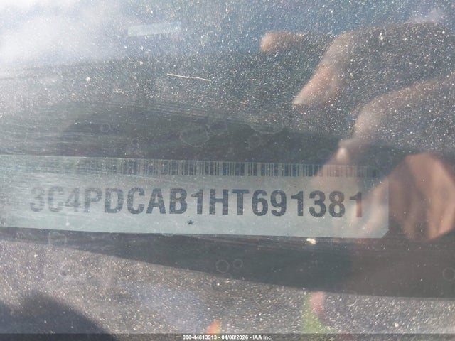 Aukcja sprzedaży 2017 Dodge Journey Se, vin: 3C4PDCAB1HT691381, numer aukcji: 44813913