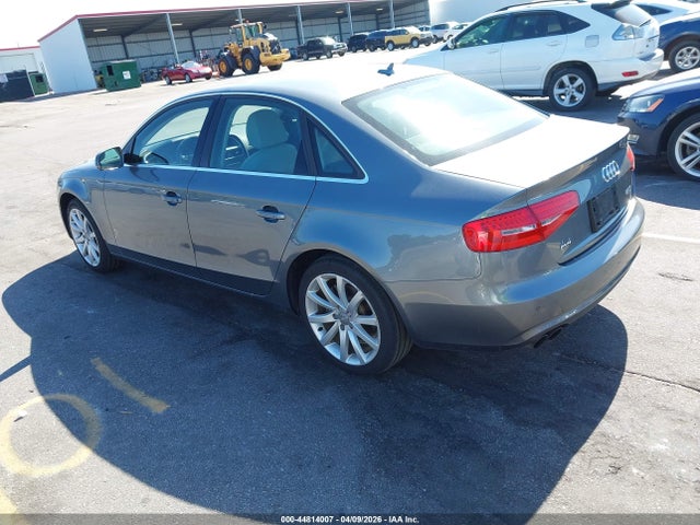 2013 Audi A4 2.0t Premium მანქანა იყიდება აუქციონზე, vin: WAUFFAFL7DN037715, აუქციონის ნომერი: 44814007