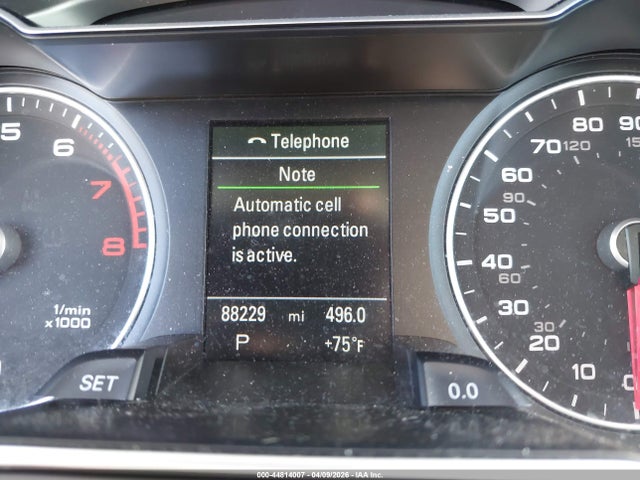 2013 Audi A4 2.0t Premium მანქანა იყიდება აუქციონზე, vin: WAUFFAFL7DN037715, აუქციონის ნომერი: 44814007