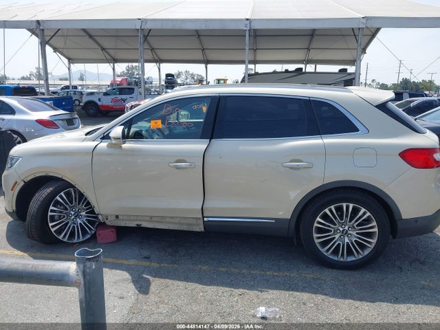 44814147 :رقم المزاد ، 2LMTJ6LP3GBL45456 vin ، 2016 Lincoln Mkx Reserve مزاد بيع